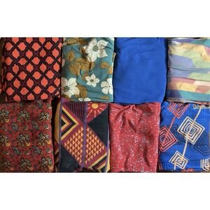 8 Pack Bundle Lot Of LulaRoe Leggings Multicolor Size One Size